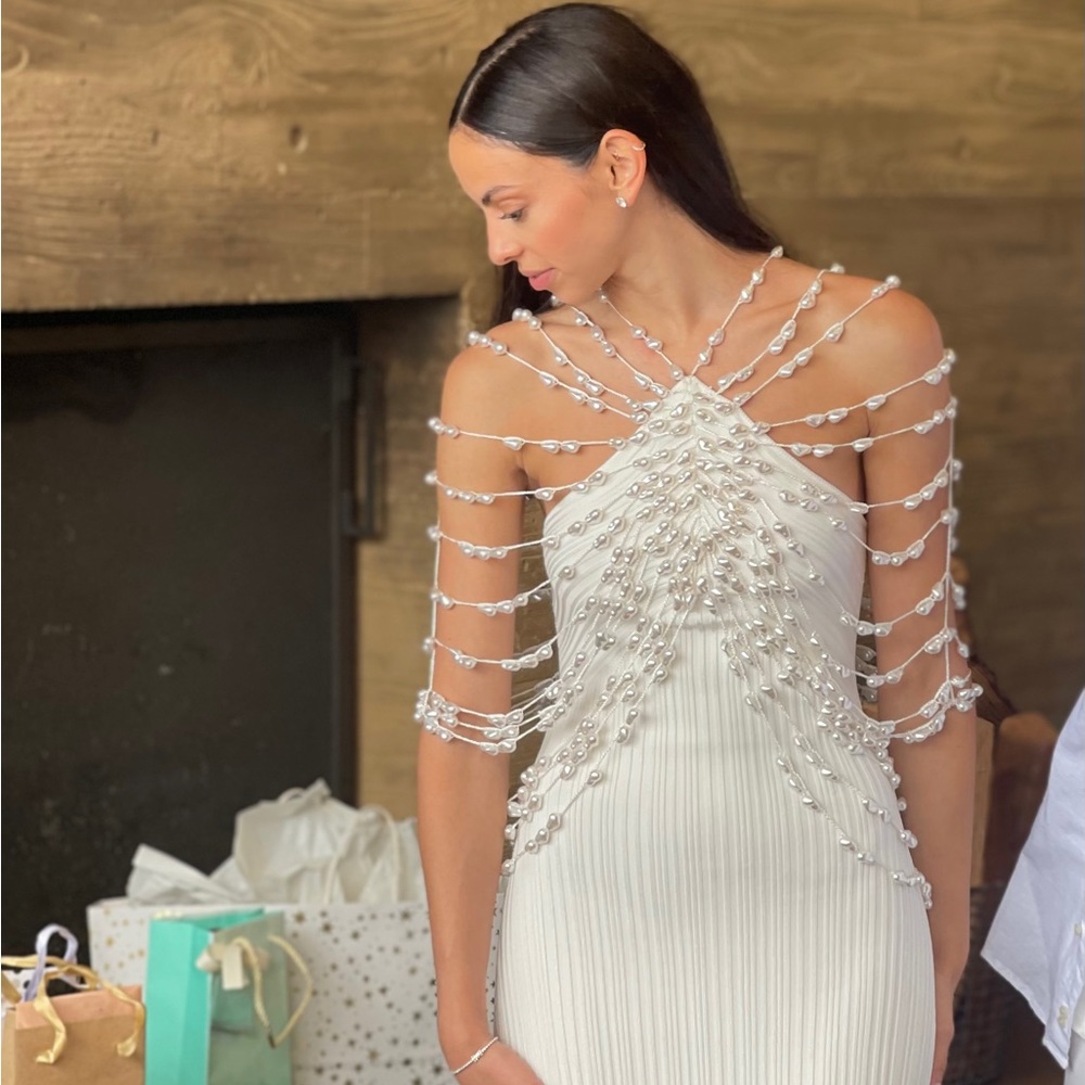 MOST STUNNING BRIDAL Cult Gaia Cecelia Knit Dress! JUST CAME OUT!